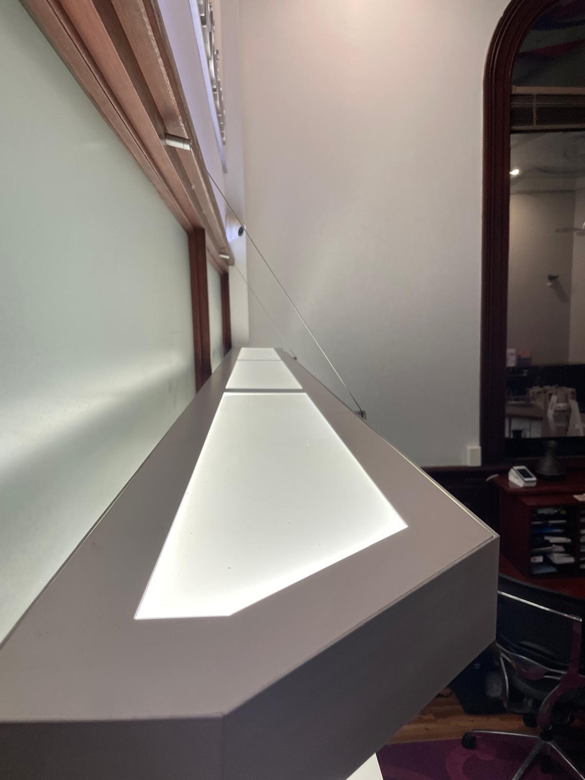 Custom illuminated architectural feature